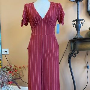 A brand new lulus red jumpsuit